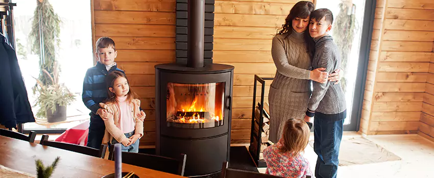 Morso Cast Iron Fireplace Insert Installation in Derry, New Hampshire