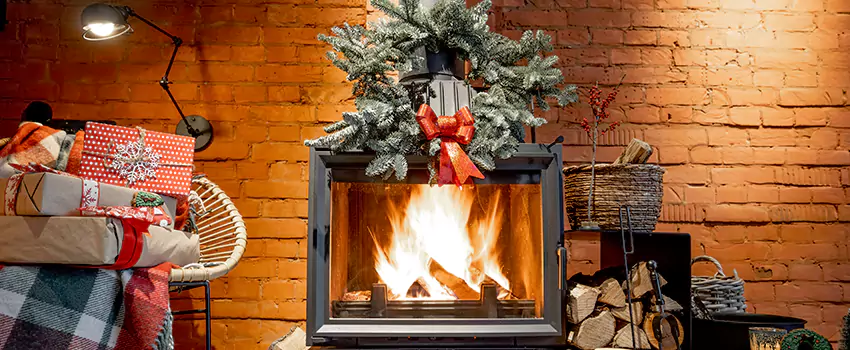 Travis Industries Linear Gas Fireplace Installation in Derry, New Hampshire