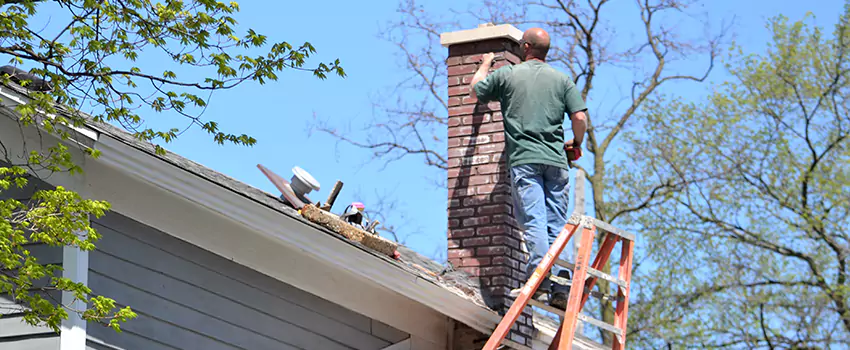 Vinyl and PVC Chimney Flashing Installation in Derry, NH