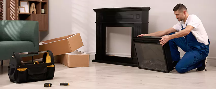 Old Rusted Metal Fireplace Repair And Replacement in Derry, NH